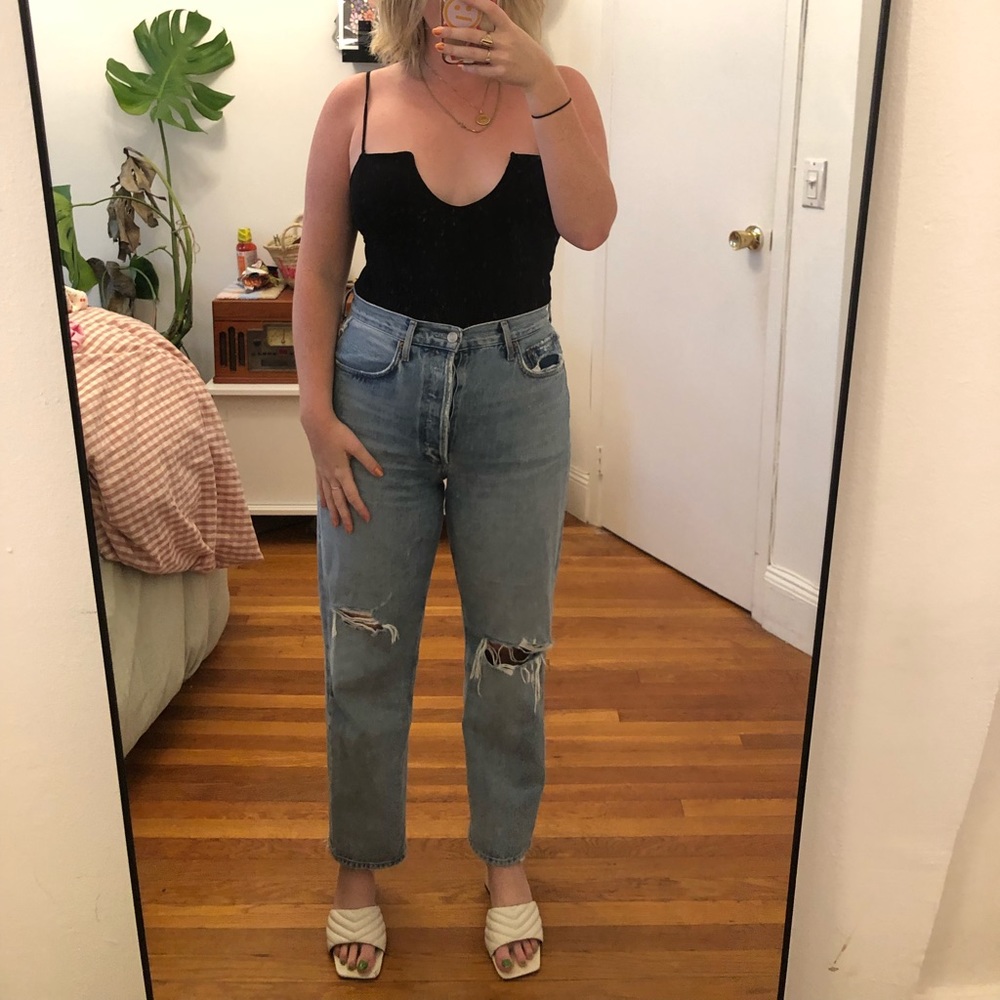 Scoop body suit